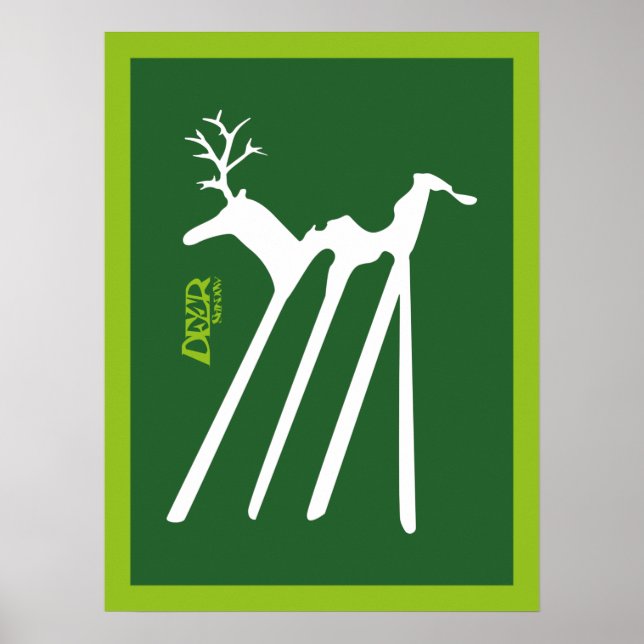 DEER SHADOW PIXELAT BY MASANSER POSTER (Front)