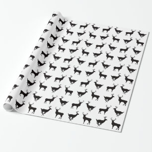 Deer Silhouette Wrapping Paper