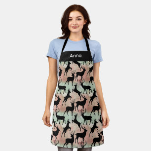 Deer Silhouettes Apron