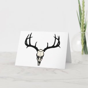 Deer Skull Card