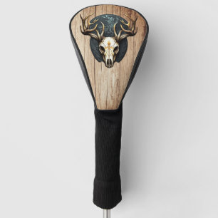 Deer Skull Large Antlers Hunting Golf Head Cover