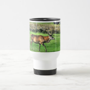 Deer Stag Burley, Hampshire, England Travel Mug