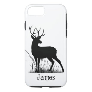 Deer, Stag Silhouette  Art Customize Case-Mate iPhone Case