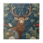 Deer Stag William Morris style Right Facing