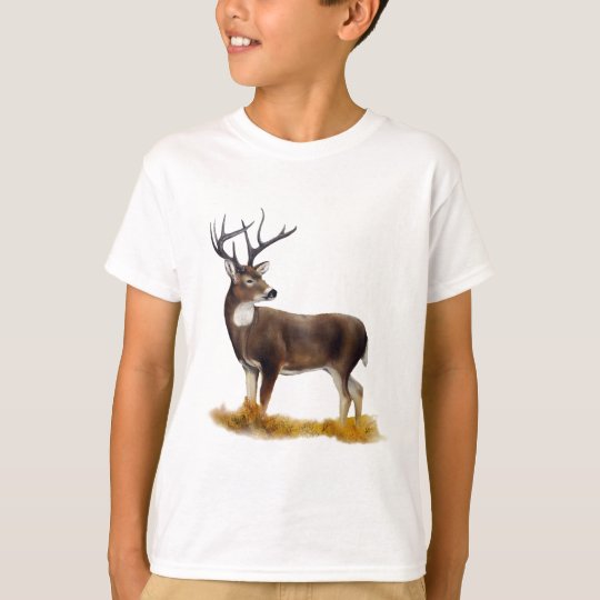 Deer standing alone on customisable products T-Shirt