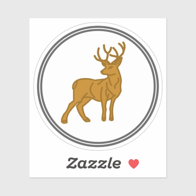 Deer Sticker | Fish Prawn Crab Game Collection (Sheet)