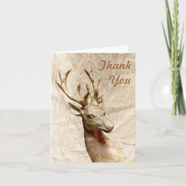 Deer Thank You Card (Front)