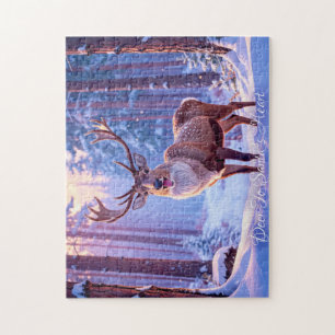 Deer To Santa's Heart - Reindeer Jigsaw Puzzle