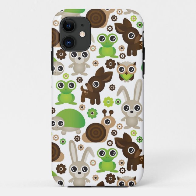deer turtle bunny animal wallpaper Case-Mate iPhone case (Back)