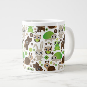 deer turtle bunny animal wallpaper large coffee mug