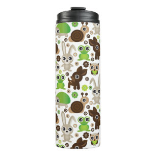 deer turtle bunny animal wallpaper thermal tumbler