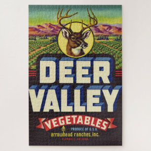 Deer Valley Label Jigsaw Puzzle