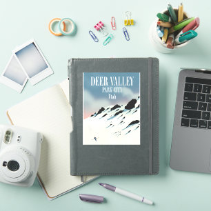 Deer Valley, park city, Utah, ski poster
