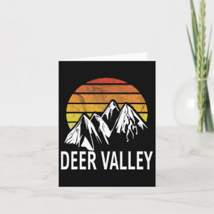 Deer Valley Park City Utah Usa Ski Resort Snowboar Card