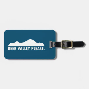 Deer Valley Please Luggage Tag