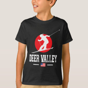 Deer Valley Usa Ski Resort Rocky Mountains America T-Shirt