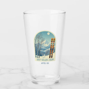 Deer Valley Utah après ski beer glass
