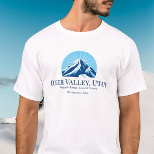 Deer Valley Utah Wasatch ski resort outfit T-Shirt
