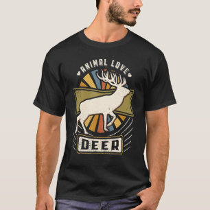 Deer Vintage Classic Retro Animal T-Shirt