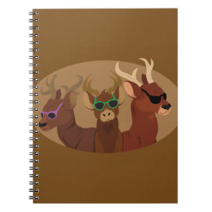 Deer Wearing Sunglasses Notebook