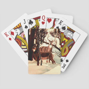 DEER,"WHO IS THERE?" playing cards