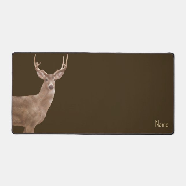 Deer Wild Animal Nature Personal Desk Pad (Front)