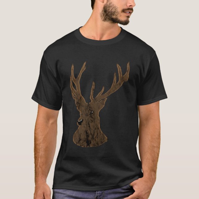 Deer Wild Keeper Deer Hunter Wild Animal Hunting D T-Shirt (Front)