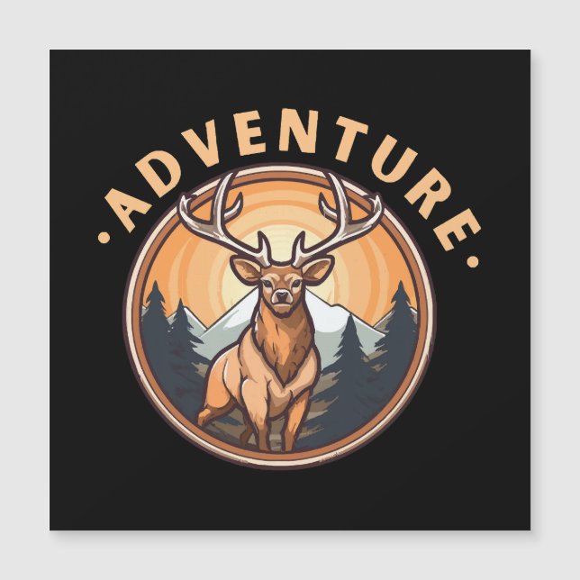 Deer - Wildness - Camping - Adventure (Front)