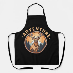 Deer - Wildness - Camping - Adventure Apron
