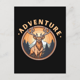 Deer - Wildness - Camping - Adventure Enclosure Card