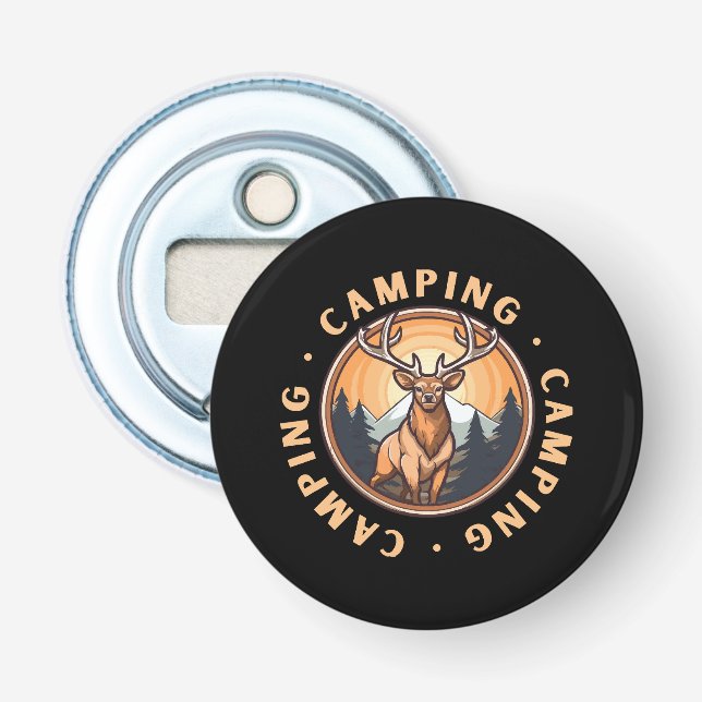 Deer - Wildness - Camping Bottle Opener (Front)
