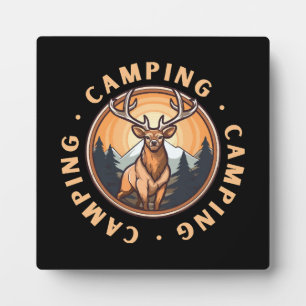 Deer - Wildness - Camping Plaque