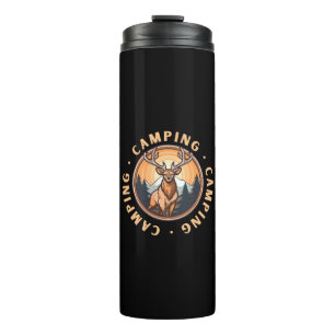 Deer - Wildness - Camping Thermal Tumbler