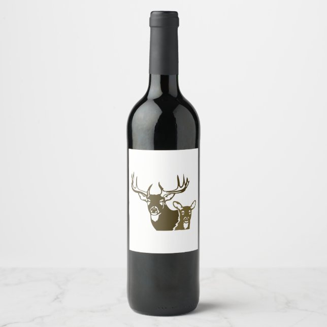Deer Wine Label (Front)
