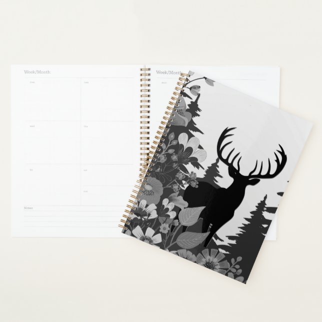 Deer with Big Rack Out of Forest  Planner (Display)