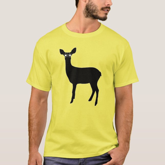 Deer With Headlights -  T-Shirt (Front)