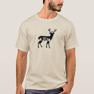 Deer with Mountains T-Shirt