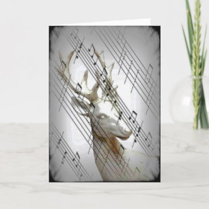 Deer with Musical Notes