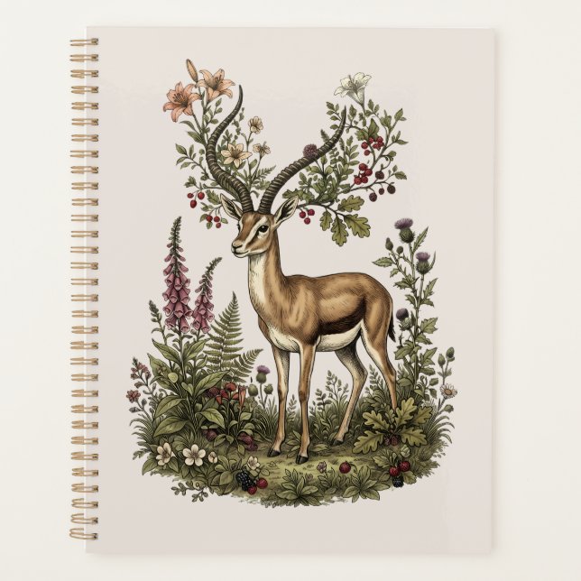 Deer with Wildflower  Planner (Front)