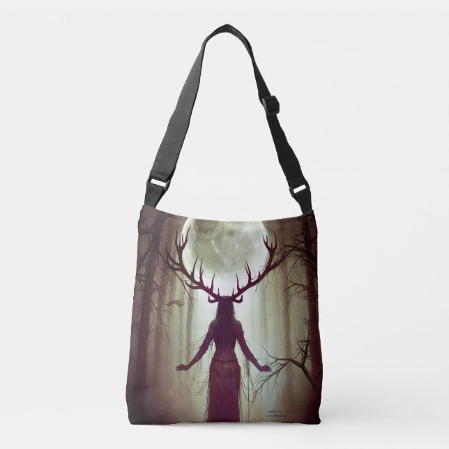 Deer Woman Crossbody Bag (Front)