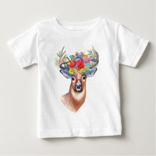 Deer World Birthday - Name & Age T-Shirt