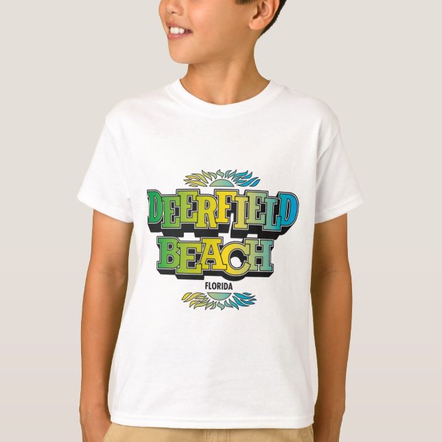 Deerfield Beach 1970's T-Shirt (Front)