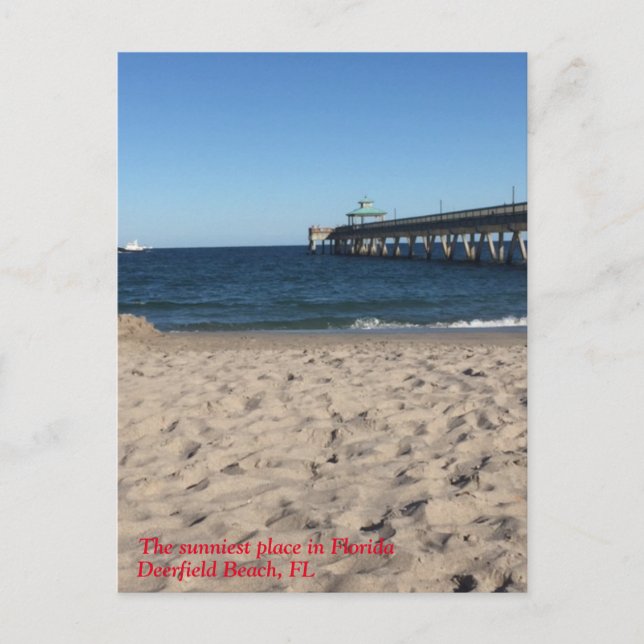 Deerfield Beach, Fl - Post card (Front)