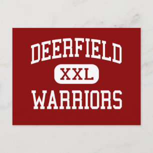 Deerfield - Warriors - High - Deerfield Illinois Postcard