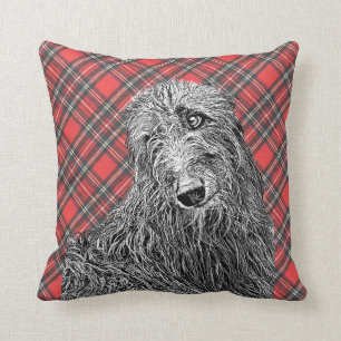 Deerhound cushion