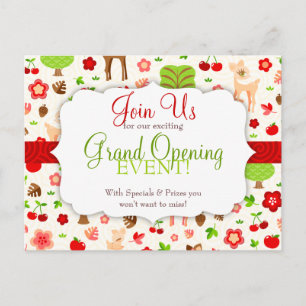 Deerie Forest Grand Opening Postcard
