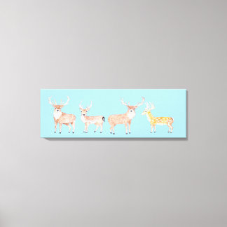 Deers Canvas Print