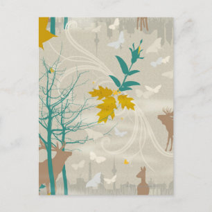Deer's Life Postcard