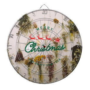 Deer's Merry Christmas Dartboard