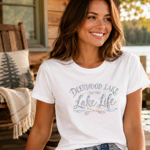 Deerwood Lake Vintage Lake Life Oars T-Shirt